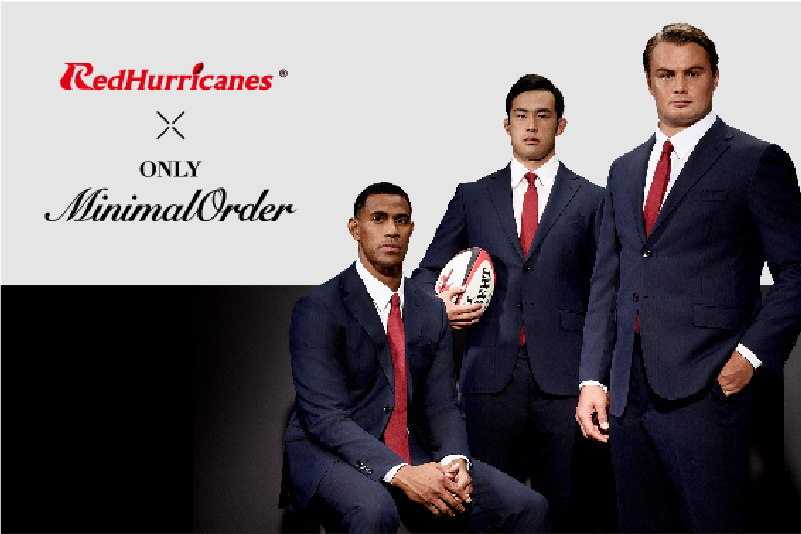 NT Tドコモレッドハリケーンズの
オフィシャルスーツサプライヤー　オンリー