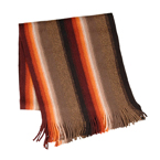 マフラー　レッド