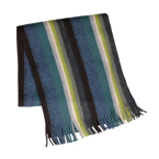 マフラー　ブルー