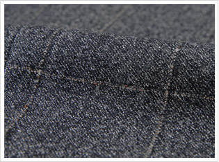 カノニコ生地拡大　スーツ＞グレー/チェック4-0063-00-454￥48,000（税抜き）