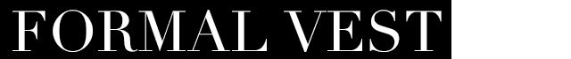 FORMAL VEST