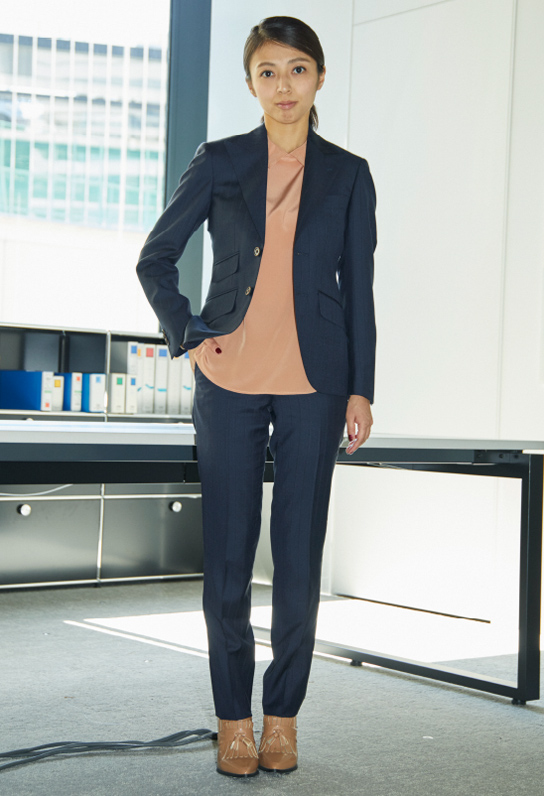 シングル2釦 ピークドラペル