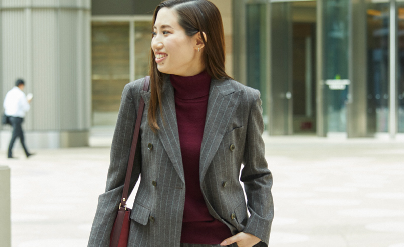 ダブル6釦 ピークドラペル