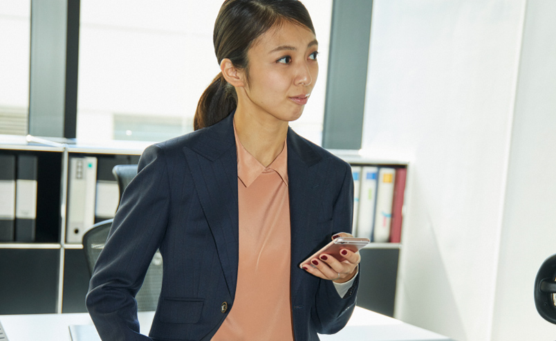 シングル2釦 ピークドラペル