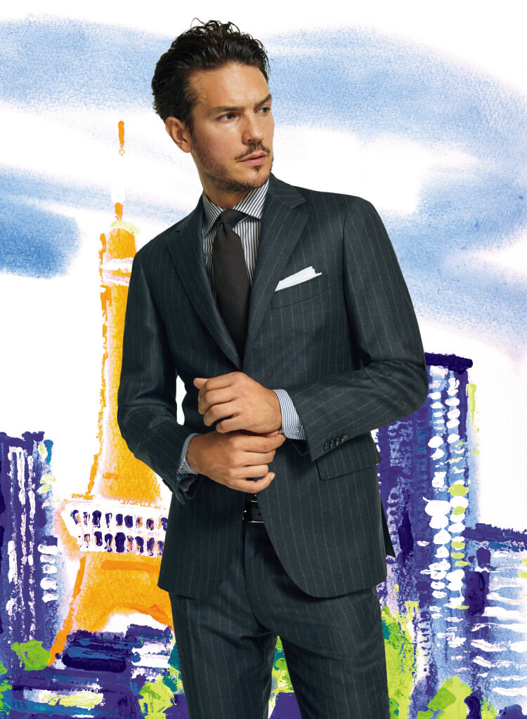 クラス感と洒落感を併せもつ仕事服の新機軸