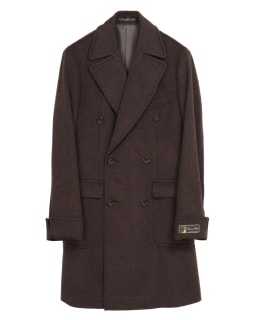 【RECOMMEND】生地の奥行きを愉しんでいただけるブラウンポロコート