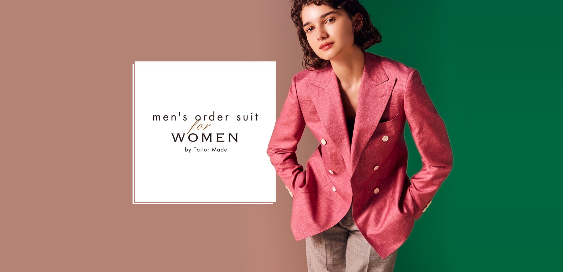 MEN'S ORDER SUIT for WOMEN