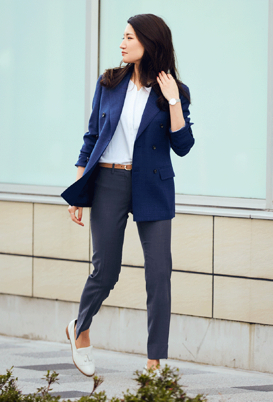 ダブル6釦 ピークドラペル