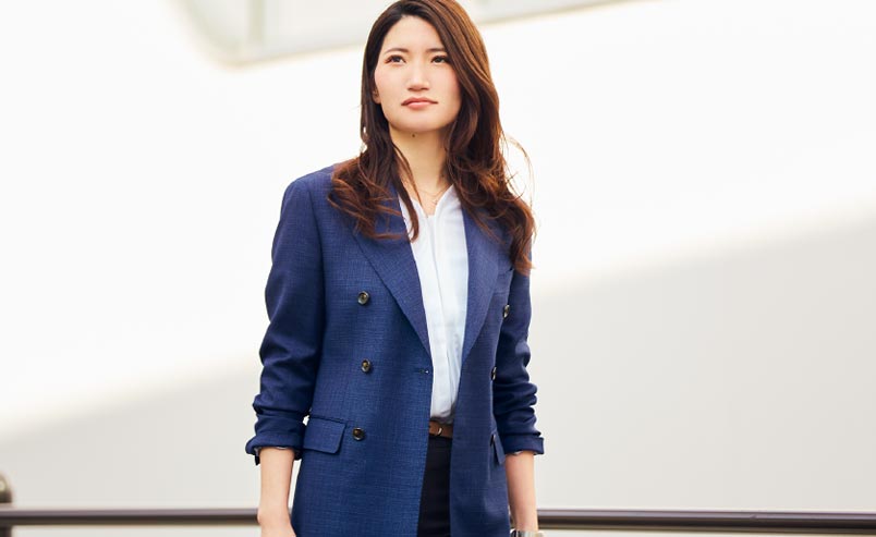 ダブル6釦 ピークドラペル