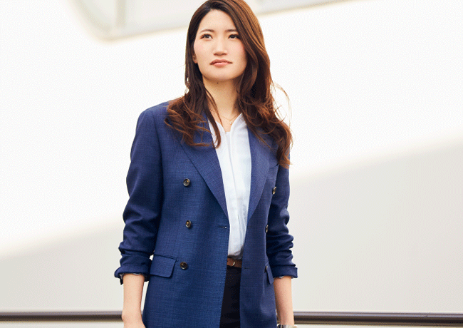 ダブル6釦 ピークドラペル