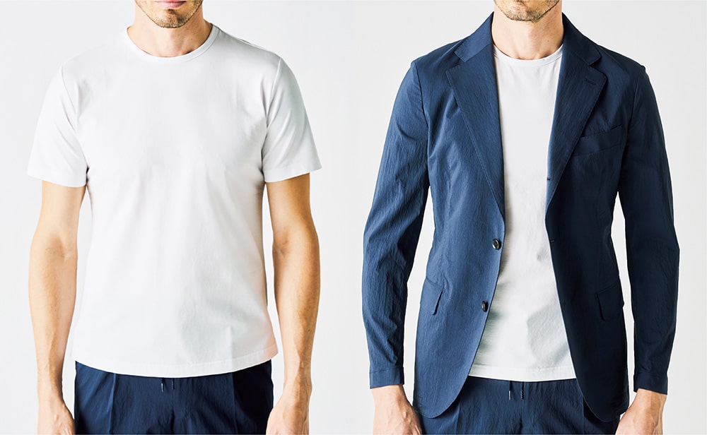 テーラーだから作れたジャケット＆スーツ専用Tシャツ