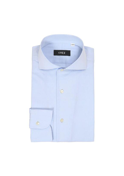 【120/2 SHIRT】ホリゾンタルワイドカラー コットン100%