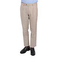 【ICE COTTON】ワンタック ウエストストレッチ