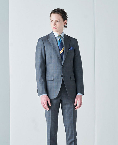 【REDA FLEXO】シングル2釦 ノータックスリムパンツ