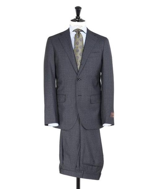 【EXCLUSIVE for ONLY】CANONICO 段返り3釦 ワンタックスリムパンツ