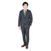 【EXCLUSIVE for ONLY】CANONICO 段返り3釦 ワンタックスリムパンツ