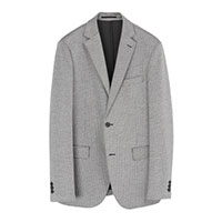 【HOME WASH SETUP】シングル2釦 ハイゲージニット ジャージー