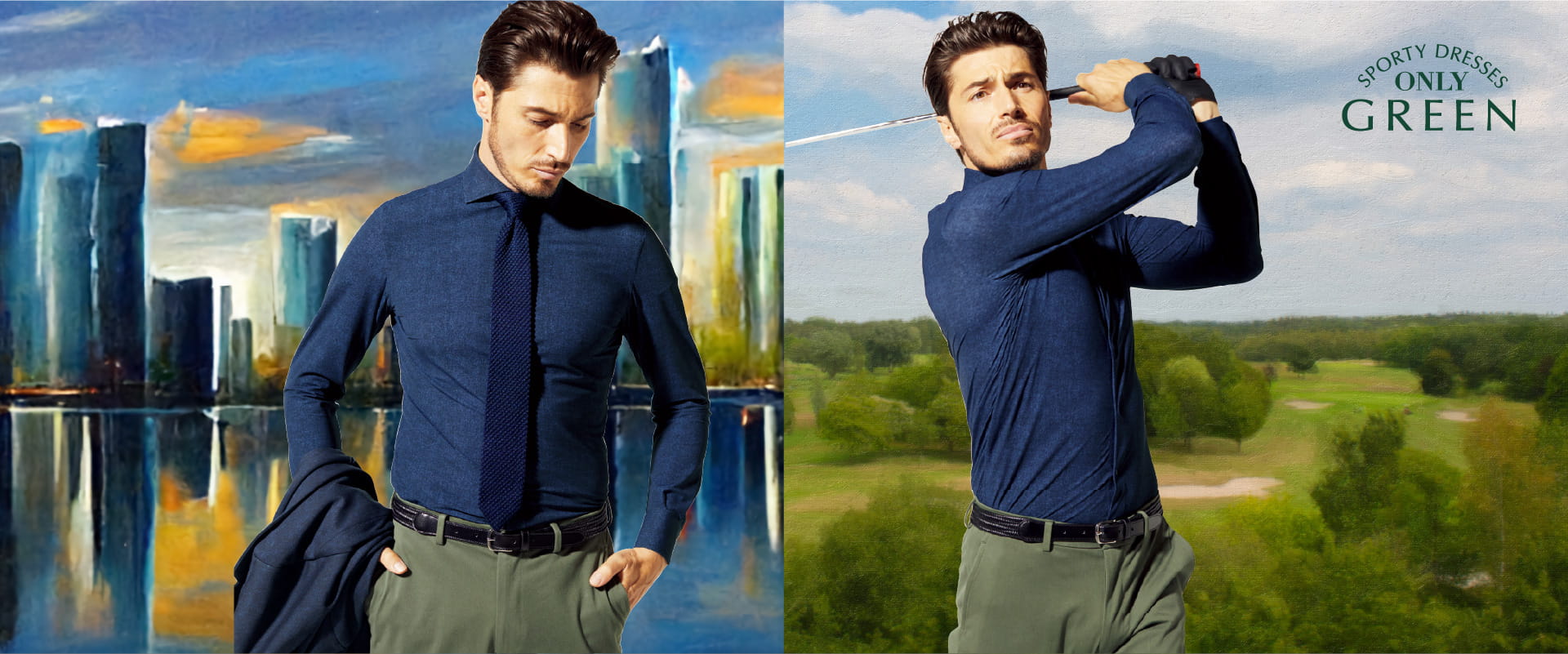 SPORTY DRESSES ONLY GREEN