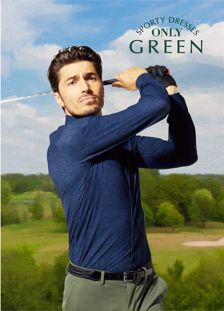 SPORTY DRESSES ONLY GREEN