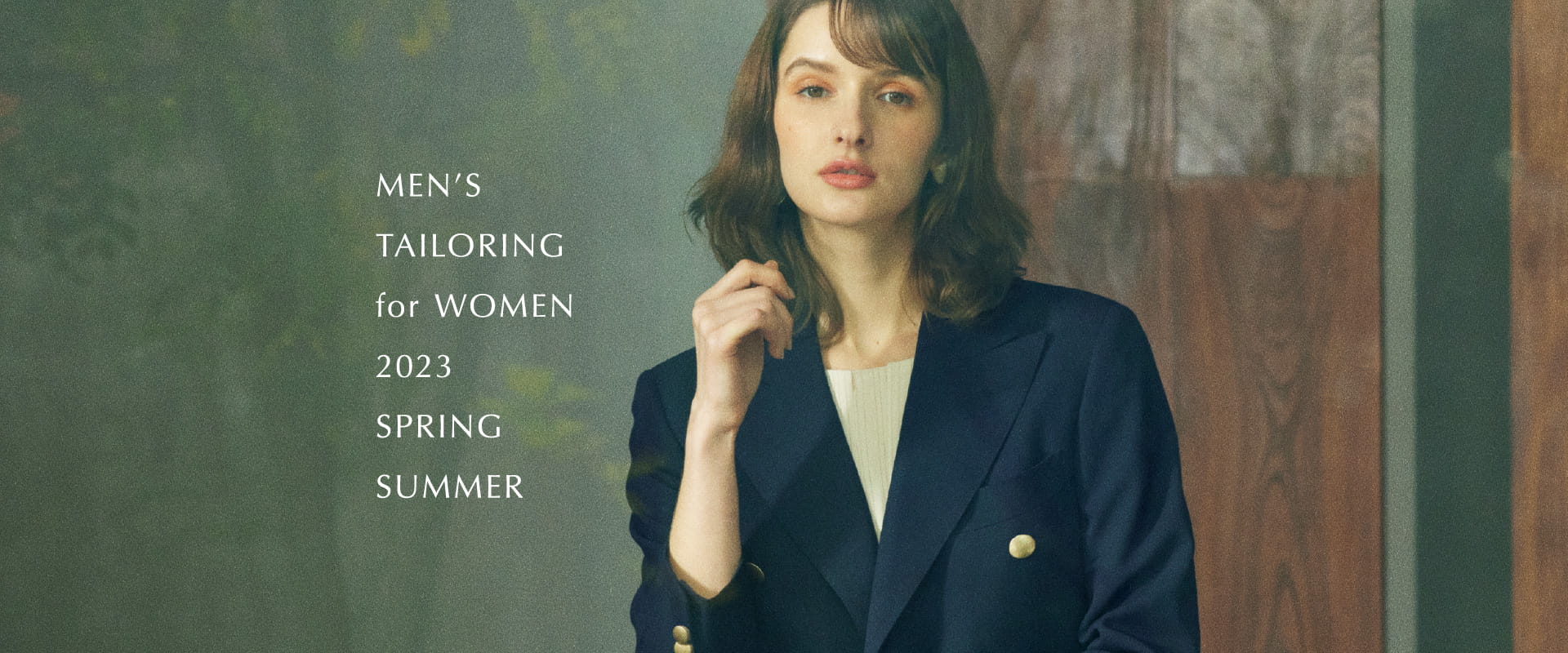 MEN’S TAILORING for WOMEN 2023 SPRING SUMMER