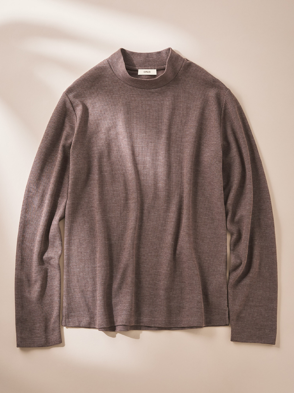 ブラウンのTailor’s T KNIT MOCK