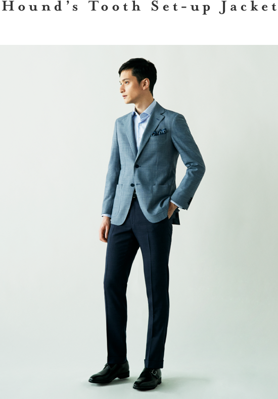 Hound's Tooth Set-up Jacket