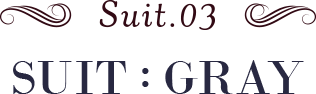 Suit.03 JACKET:GRAY