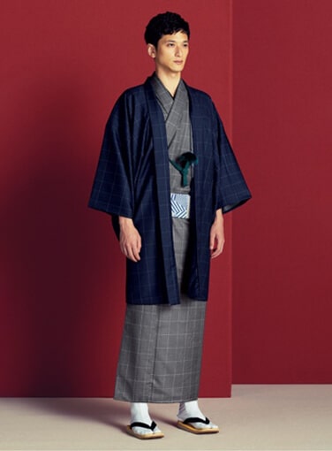 スーツ生地仕立て着物「粋」