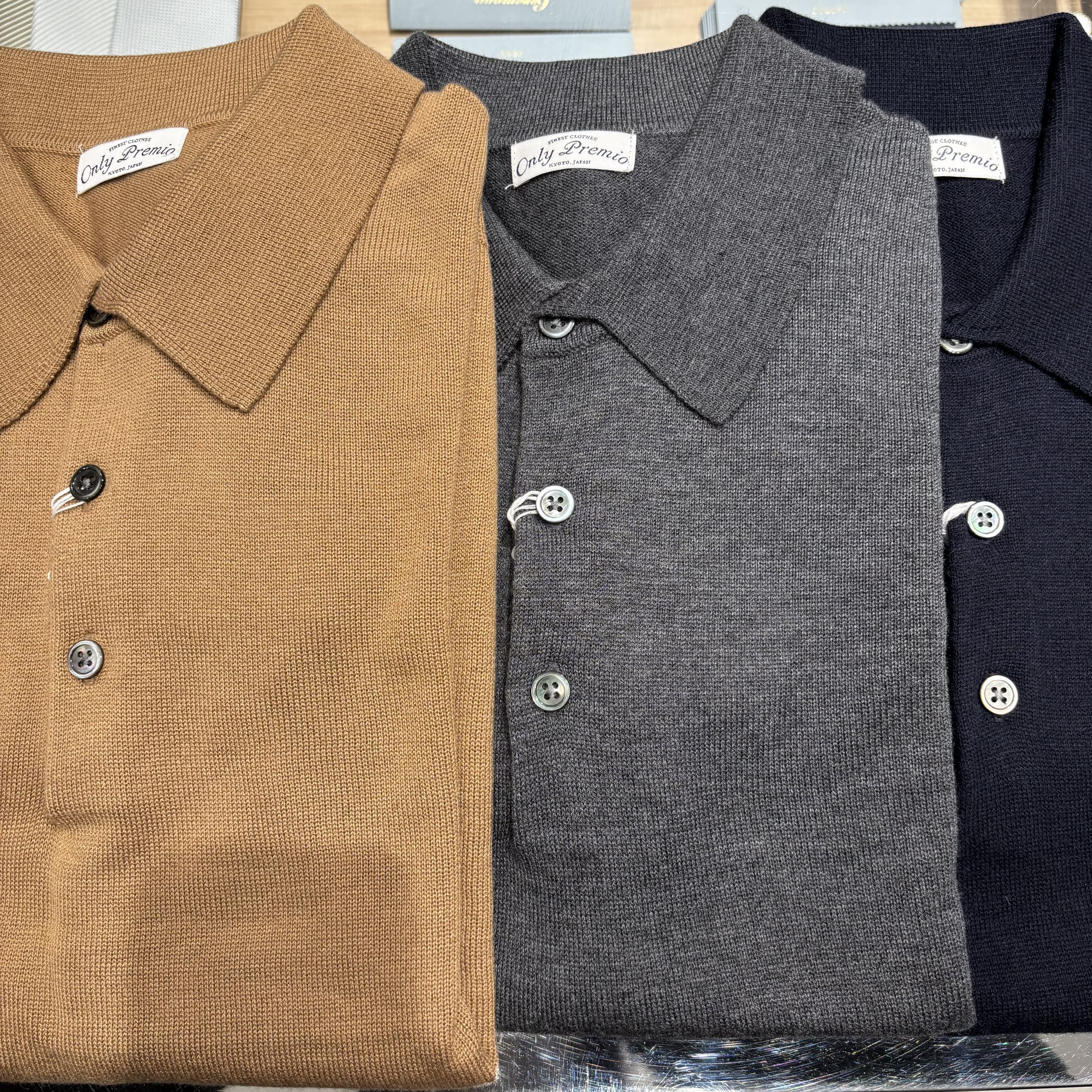 【ウールシルク入りニットポロのご紹介✲】ONLY京都四条河原町店