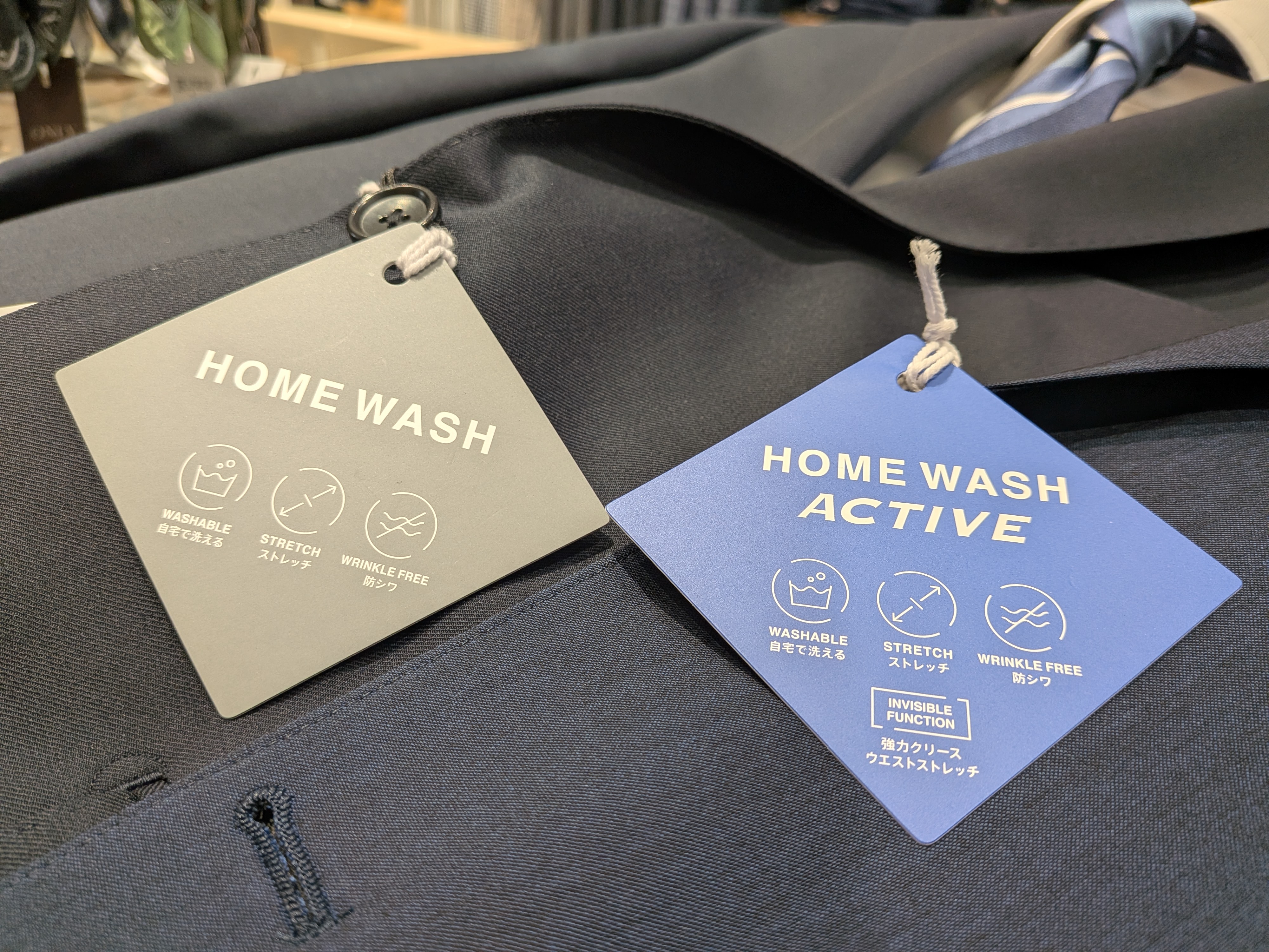【夏に着たい、HOME WASH（洗濯可能）スーツのご紹介】福岡天神店