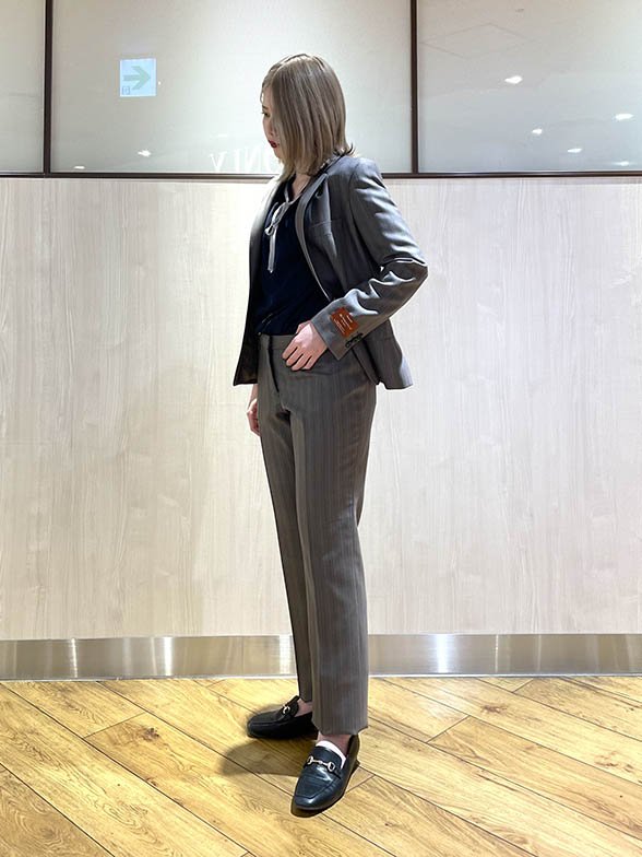 色合わせでまとまりのあるコーデ