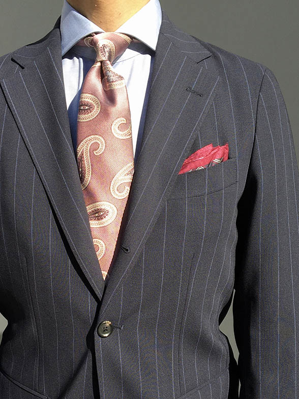 大胆なチョークストライプ