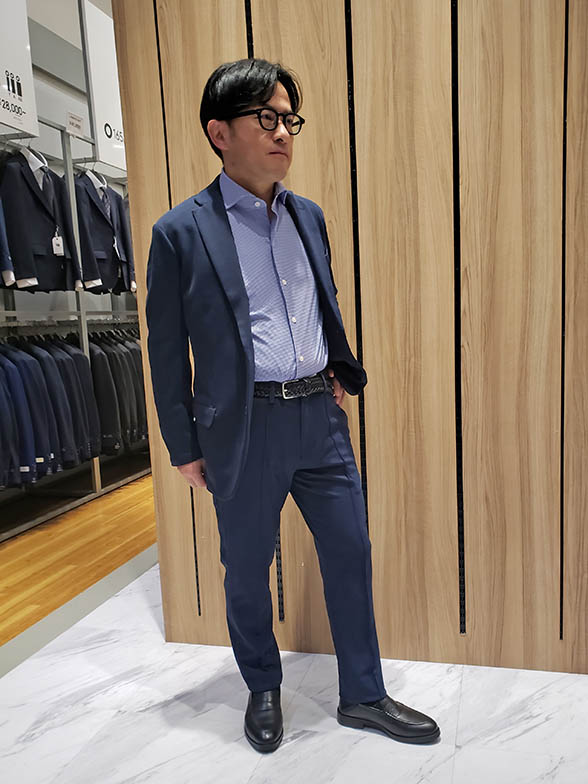 リラックスした着心地