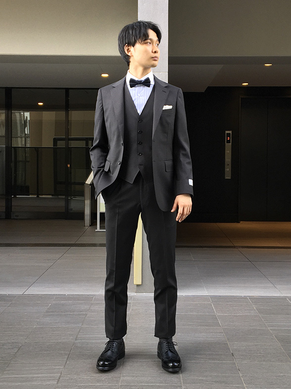 ベスト×蝶ネクタイ