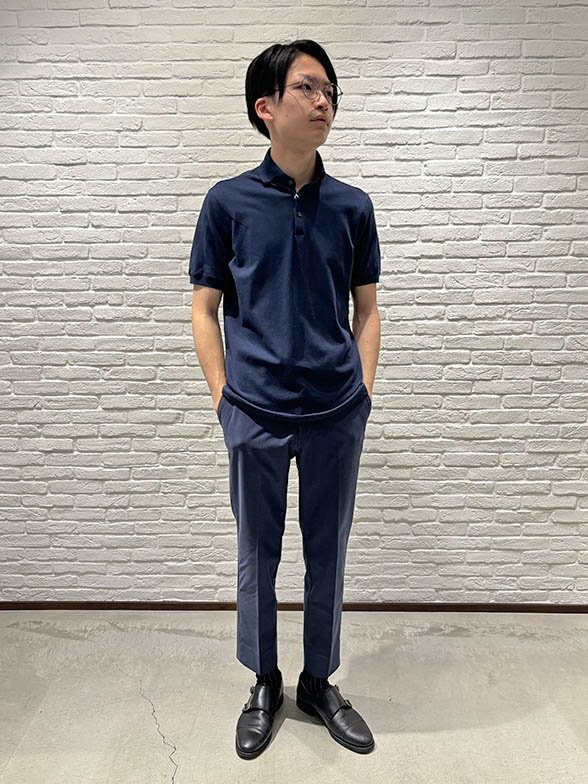 涼しさを演出したコーデ