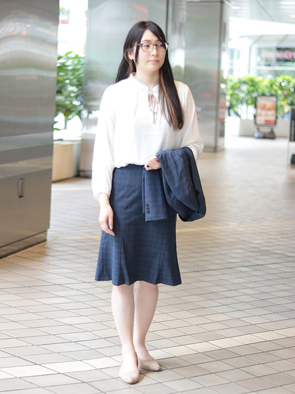 リボンがアクセントのカットソー