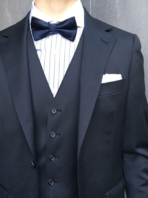 ベスト×蝶ネクタイ