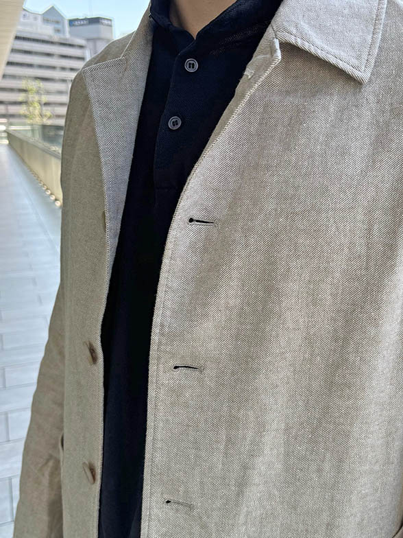 お洒落なコットンポロシャツ