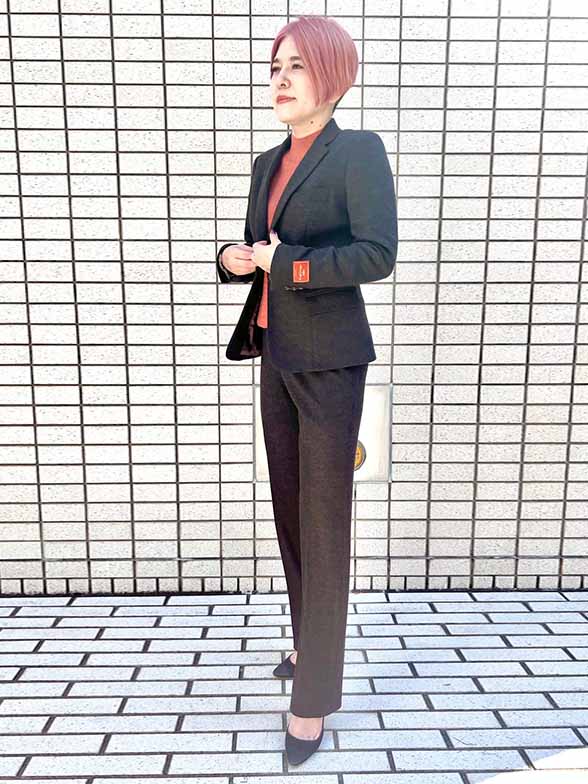 秋らしく暖色で統一