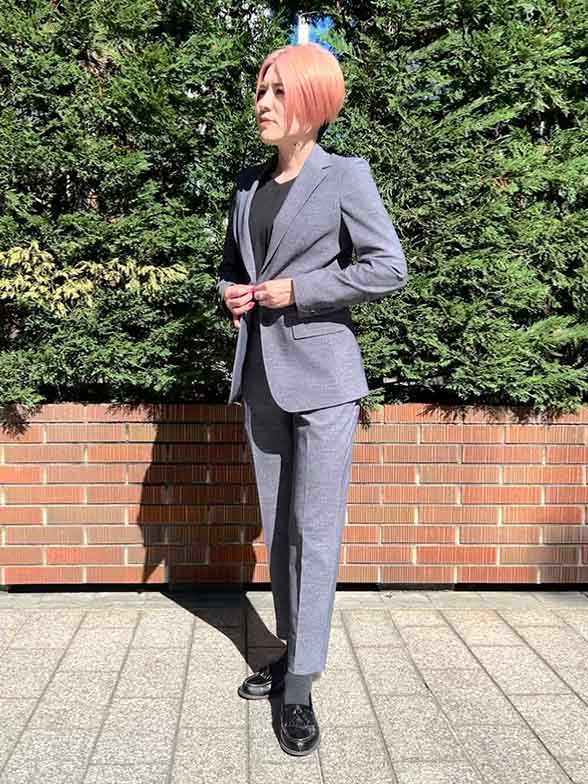 グレー×ブラック