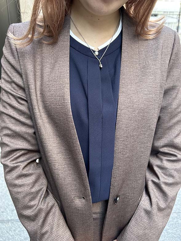 ブラウン×ネイビー