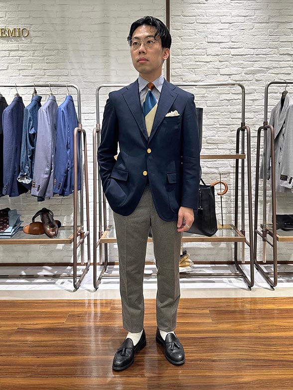 王道ジャケパンスタイル