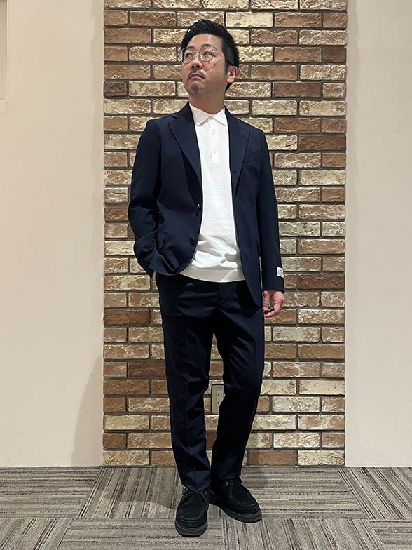 ネイビー×ホワイト