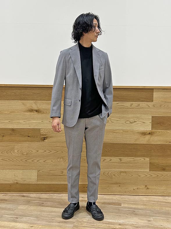 誰でも真似しやすいセットアップスタイル