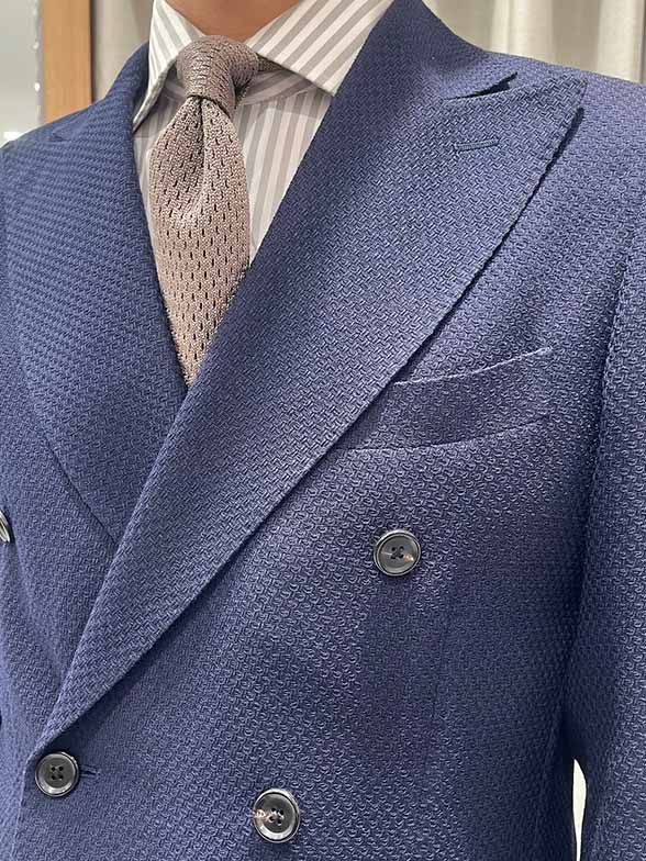 ネイビー×グレー