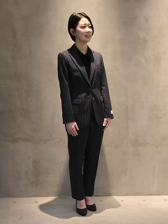 リネン混のシアサッカー