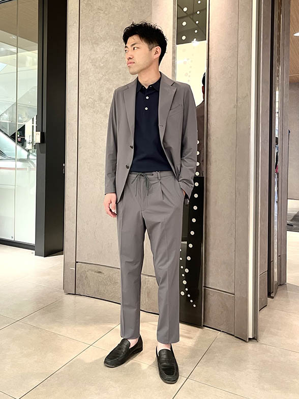 王道ネイビー×グレー