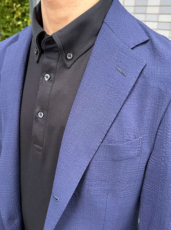 春夏ならではのシアサッカー素材