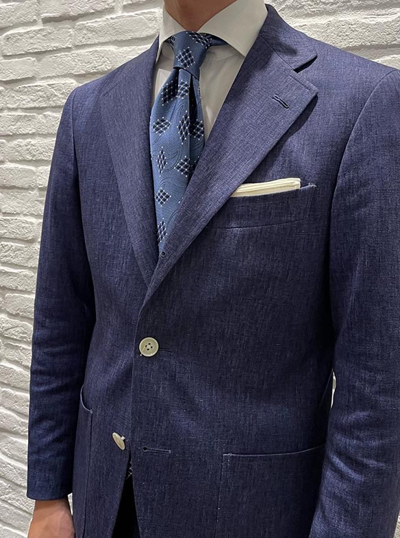 爽やかな印象ジャージーオーダースーツ