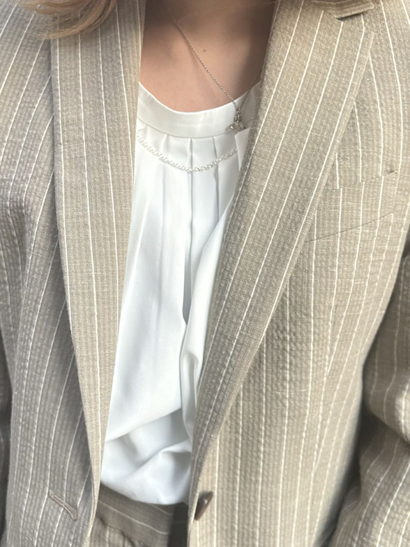 シアサッカーで春夏らしく